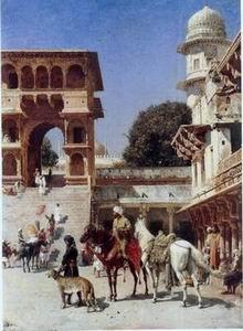 unknow artist Arab or Arabic people and life. Orientalism oil paintings 203